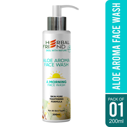 Aloe Aroma Morning Face Wash with Skin Pore Tightening Formula