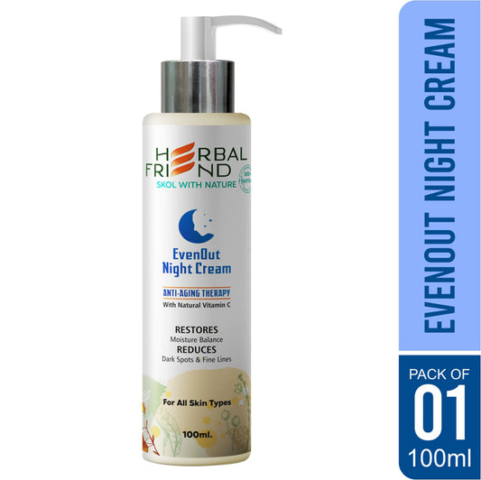 Even Out Night Cream - Restores Moisture Balance, Reduces Dark Spots & Fine Lines