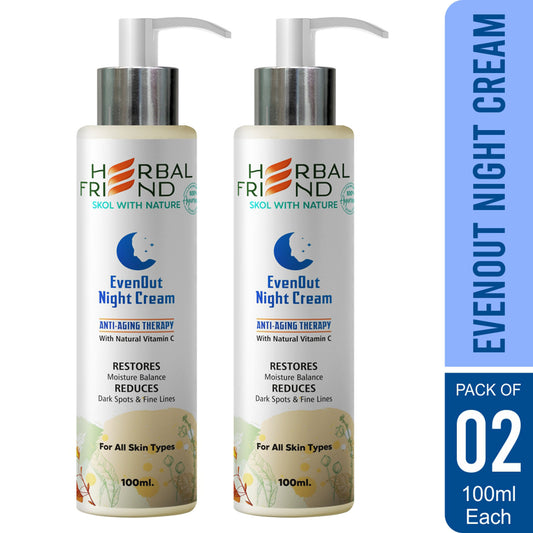 Even Out Night Cream - Restores Moisture Balance, Reduces Dark Spots & Fine Lines