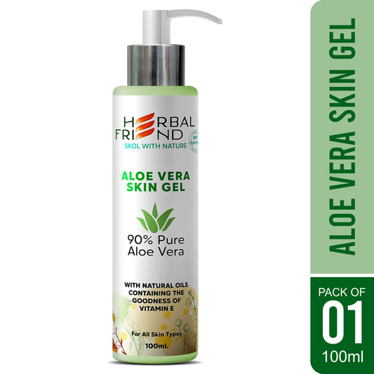Aloe Vera Skin Gel with Almond oil and Wheat Germ Oil